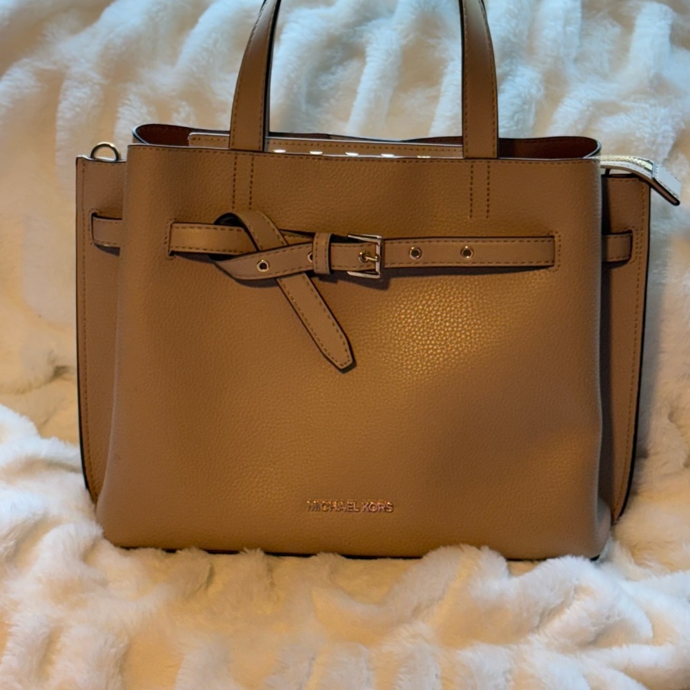 Michael Kors Brown Leather Satchel